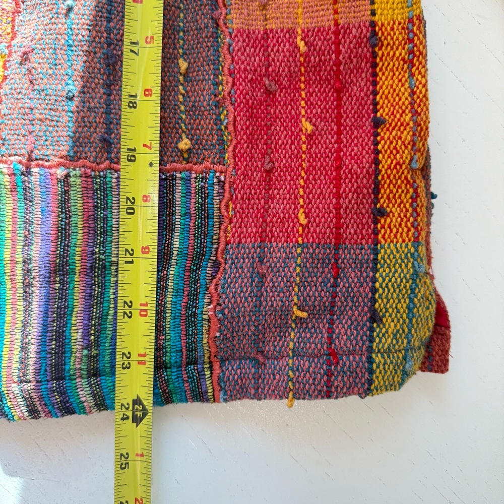 Travelsmith Jacket Boho Artsy Patchwork Plaid Col… - image 8